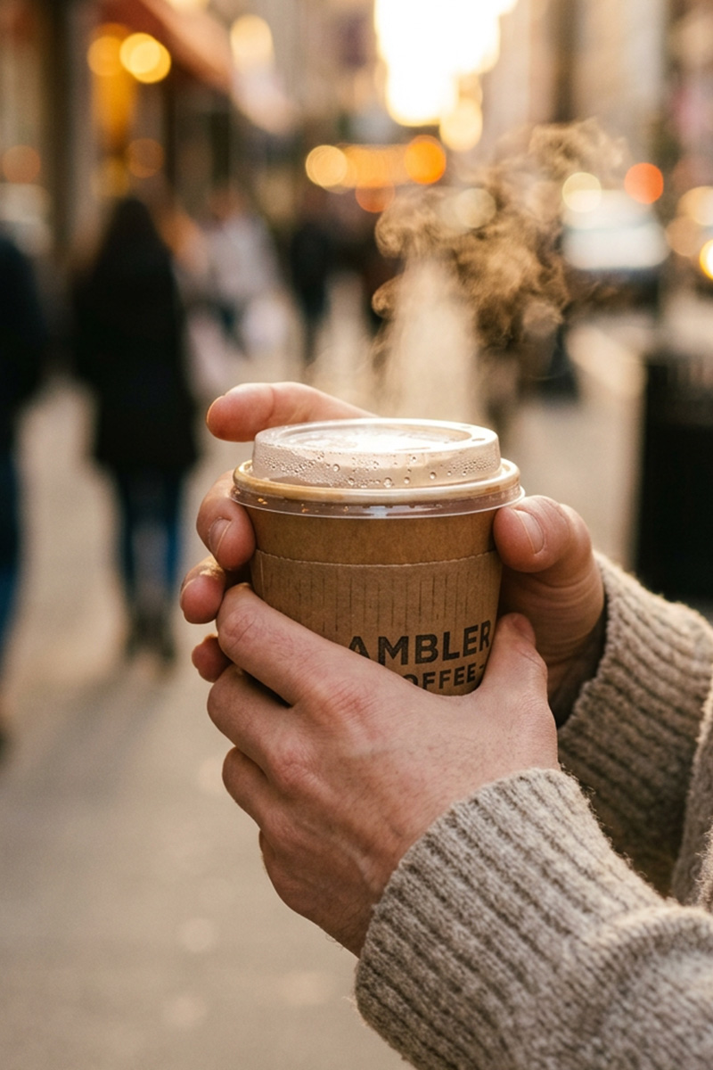 Fotografía de taza de café para hostelería, Murcia